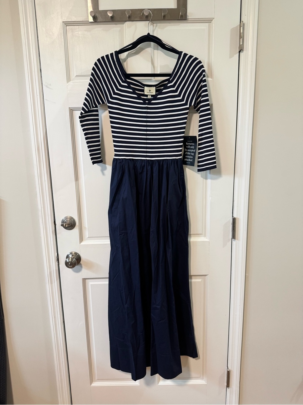 Tuckernuck Navy Stripe Clea Dress - NWT